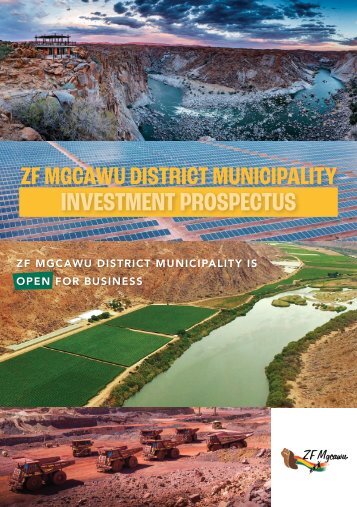 ZF Mgcawu District Municipality Investment Prospectus