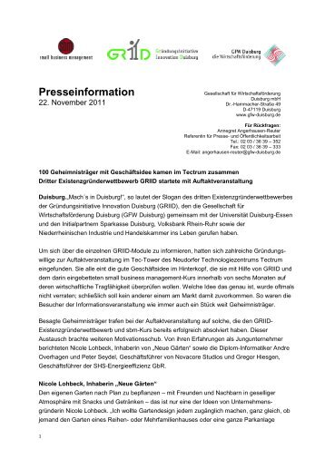 Presseinformation - griid