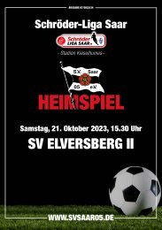 05er Magazin - SV Elversberg 2