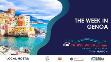 CLIA Cruise Week Europe Genoa 11-14 March 2024