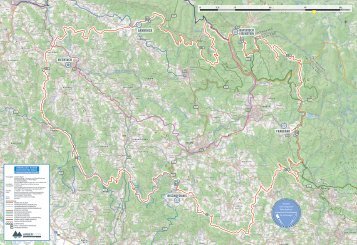 Arberland-Runde, Mountainbike Karte