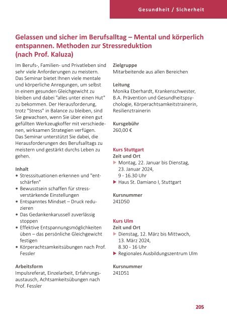 Bildungsprogramm 2024 - Akademie Schloss Liebenau