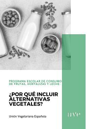 Programa Escolar de la UE_Por qué incluir alternativas vegetales