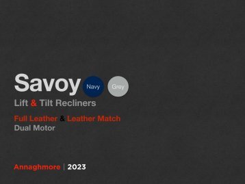 Savoy Lift and Tilt Dual Motor- Navy & Grey