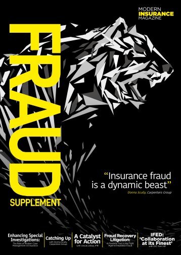 Modern Insurance Magazine Issue 62: The Fraud Supplement 
