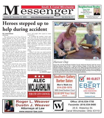 South & Canal Winchester Messenger - October 22nd, 2023