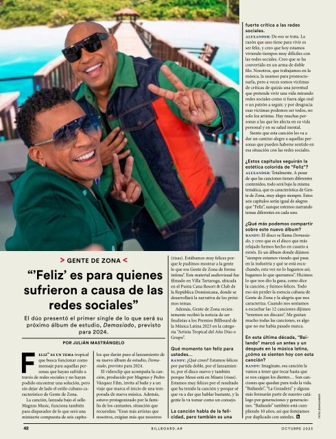 Billboard AR Octubre 2023