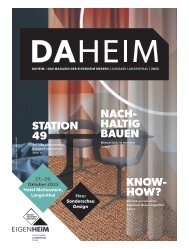 DAHEIM. Die Zeitung der Eigenheim Messe Langenthal