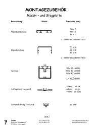 montagezubehör - GAMMA Kunststofftechnik GmbH