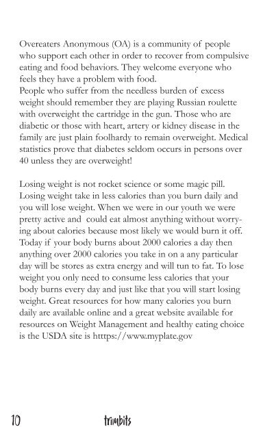 trimcard tips Weight and Health Management System in a Box 