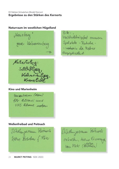 Auftakt-Bürgerbeteiligung ISEK 2023 - Markt Peiting