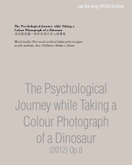 (op8) The Psychological Journey while Taking a Colour Photograph of a Dinosaur