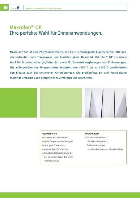 Makrolon® UV - GEOtec Kunststofftechnik