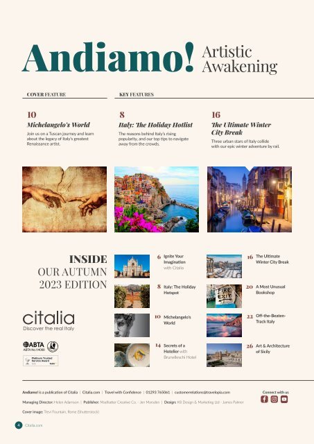 Andiamo! Citalia Magazine Autumn 2023