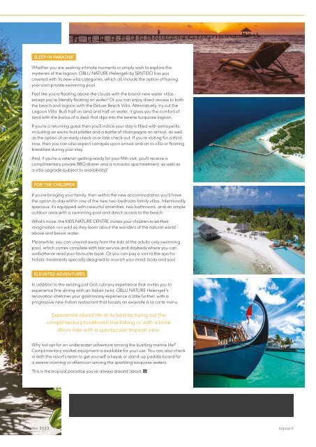 Sojourn | Sovereign Luxury Travel Magazine Autumn 2023