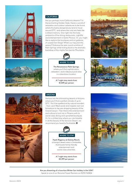 Sojourn | Sovereign Luxury Travel Magazine Autumn 2023