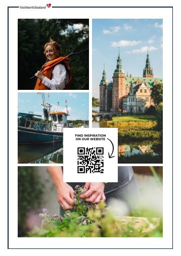 QR-kode: Find inspiration på VisitNordsjællands hjemmeside