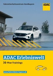 Pkw-Trainings ADAC Fahrsicherheitszentrum Nordbayern 2023/2024