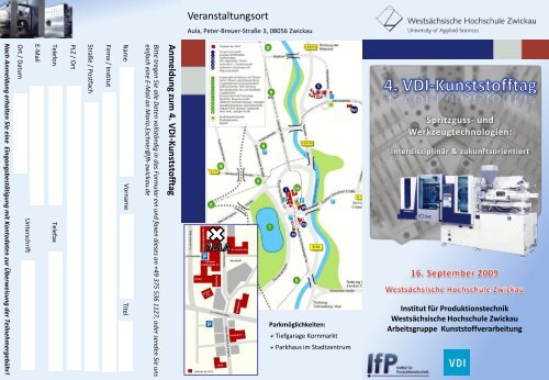 Folie 1 - Westsächsische Hochschule Zwickau