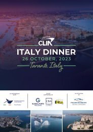 CLIA_Italy-Dinner-Program