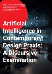 Artificial Intelligence in Contemporary Design Praxis
