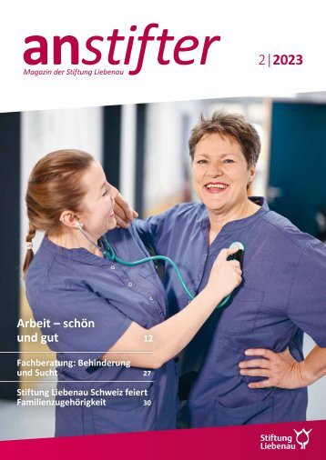 Anstifter 2, 2023 der Stiftung Liebenau