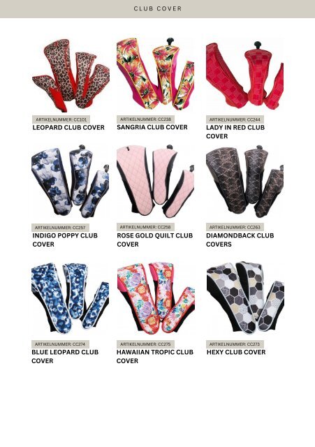 Katalog Glove It und Headcover