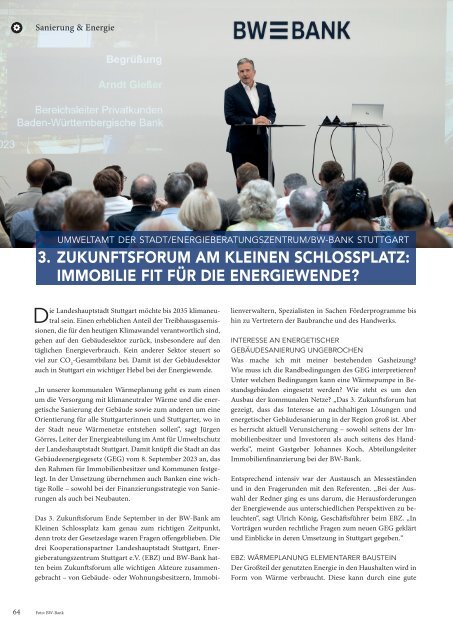 smartLiving Magazin Stuttgart | Ausgabe 05/2023