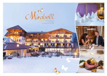 MIRABELL DOLOMITES HOTEL - CATALOGO VACANZE INVERNO 2023-24