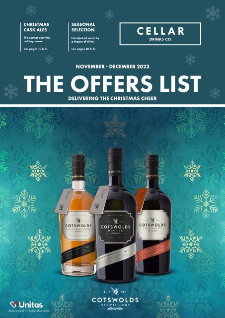 Cellar Drinks Co. The Offers List: November - December 2023