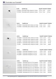 56 Drucknieten aus Kunststoff - Stapelberg GmbH