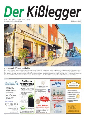 25.10.2023 Der Kißlegger