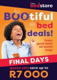 The Bed Store Bootiful Bed Deals Final Days
