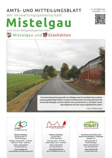 Mistelgau Amts- und Mitteilungsblatt November 2023