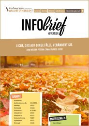 infobrief November GYM