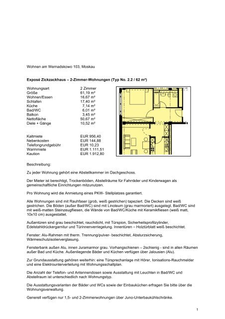 Expose Zick Zack Haus Baugrund De