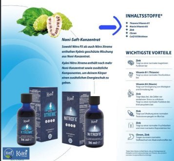 Noni Saft Konzentrat in Synergie mit Niacin,CoEnzymQ10 und anderen. Flüssig Energy Booster.Nitric Oxide.DER flüssige Energie Booster!