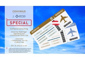 Coffee & Consulting: Austria - Mind the "Red-Flags" regarding your crossboarder work trips