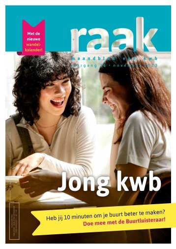 Preview Raak november 2023: jong kwb