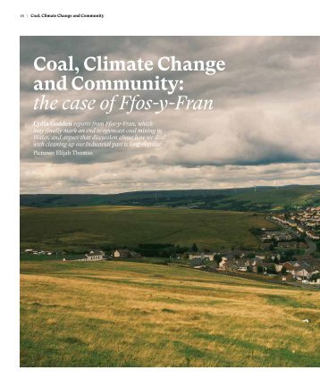 Coal, Climate Change and Community: The Case of Ffos-y-Fran