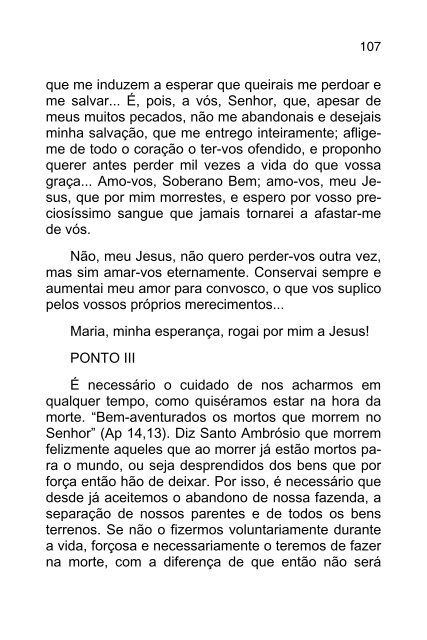 Preparaçao para a morte - Santo Afonso Maria de Ligorio