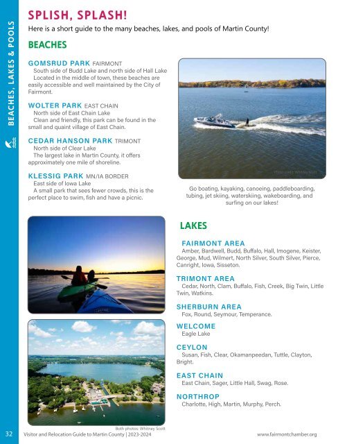 2023-2024 Martin County Visitor Guide