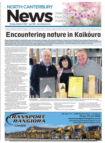 North Canterbury News: October 26, 2023