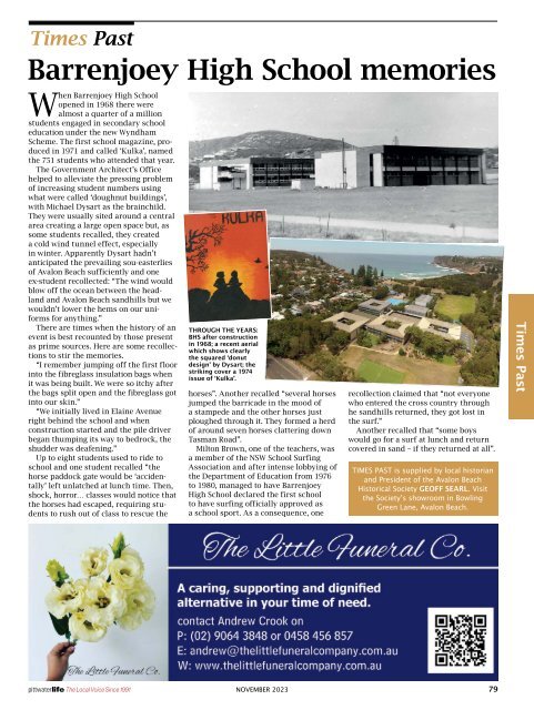 Pittwater Life November 2023 Issue