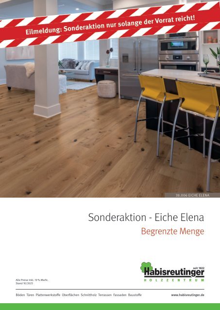 Sonderaktion Eiche Elena