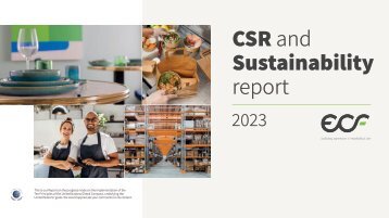 CSR & Sustainability Report | Reward Hospitality