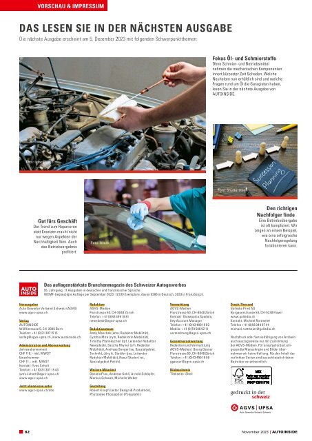 AUTOINSIDE Ausgabe 11 – November 2023