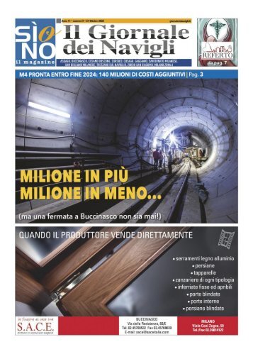 Giornale dei Navigli n. 37 - 27 ottobre 2023