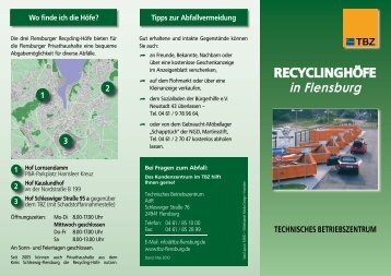 Recycling - TBZ Flensburg