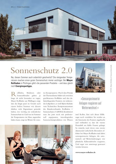 »feine adressen – finest« – Edition Reutlingen/Tübingen/Zollernalb 3/2023